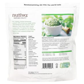 Nutiva Organic Superfood Raw Shelled Hempseed 3 lbs (1.36 kg) 692752100031