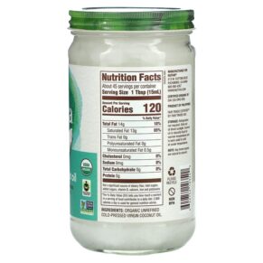 Nutiva Organic Virgin Coconut Oil 23 fl oz (680 ml) 692752103520