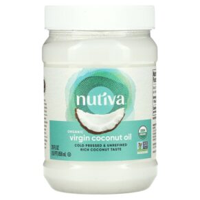 Nutiva Organic Virgin Coconut Oil 29 fl oz (858 ml) 692752200021