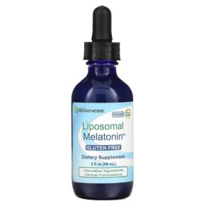 Nutra BioGenesis Liposomal Melatonin Gluten Free 2 oz (59 ml) 812806106103