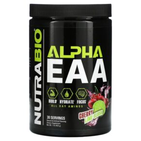 Nutrabio Labs Alpha EAA Cherry Lime Slush 1 lb (455 g) 649908269104