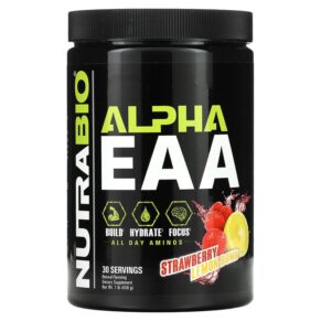 Nutrabio Labs Alpha EAA Strawberry Lemon Bomb 1 lb (458 g) 649908269005