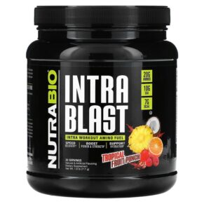 Nutrabio Labs Intra Blast Intra Workout Amino Fuel Tropical Fruit Punch 1.6 lb (717 g) 649908260101