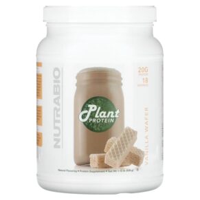 Nutrabio Labs Plant Protein Vanilla Wafer 1.12 lb (509 g) 649908215200