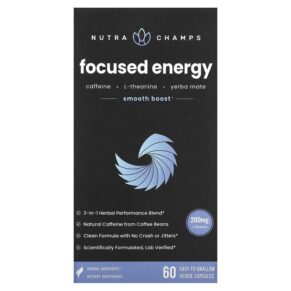 NutraChamps Focused Energy 60 Easy-to-Swallow viên 621983999688