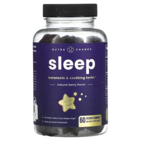 NutraChamps Sleep Natural Berry 60 viên 621983500655