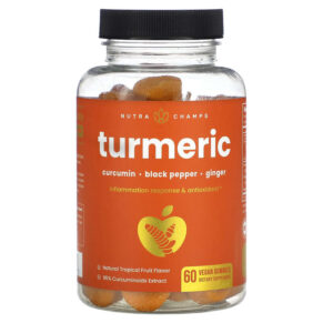 NutraChamps Turmeric Natural Tropical Fruit 60 viên 621983990180