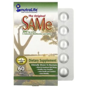 NutraLife SAMe (Disulfate Tosylate) 200 mg 60 viên 686149180010