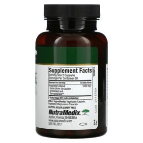 NutraMedix Serrapeptase with Inulin 120 Vegetable Capsules 728650077004
