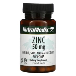 NutraMedix Zinc Immune Skin & Antioxidant Support 50 mg 60 viên 728650099303