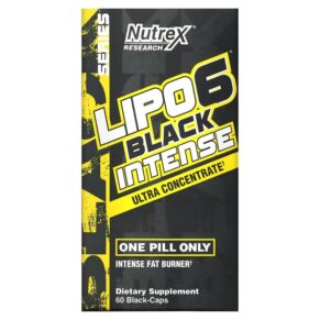Nutrex Research LIPO-6 Black Intense Ultra Concentrate 60 Black-Caps 859400007733