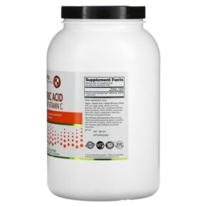 NutriBiotic Immunity Ascorbic Acid 100% Pure Vitamin C Crystalline Powder 5 lb (2.26 kg) 728177002039