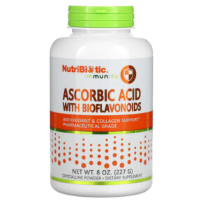 NutriBiotic Immunity Ascorbic Acid + Bioflavonoids Crystalline Powder 8 oz (227 g) 728177003005