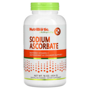 NutriBiotic Immunity Sodium Ascorbate Crystalline Powder 16 oz (454 g) 728177004514