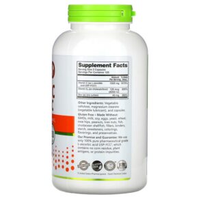 NutriBiotic Immunity Vitamin C + D3 & Zinc 250 Capsules 728177005214