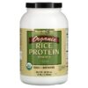 NutriBiotic Organic Rice Protein Powder Plain 3 lbs (1.36 kg) 728177030018