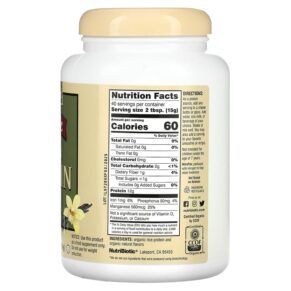 NutriBiotic Raw Organic Rice Protein Vanilla 1 lb (600 g) 728177030056