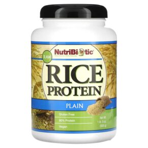 NutriBiotic Raw Rice Protein Plain 5 oz (600 g) 728177001506