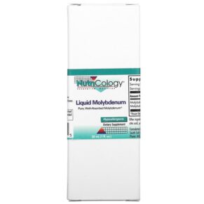 Nutricology Liquid Molybdenum 1 fl oz (30 ml) 713947507005