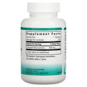 Nutricology N-Acetyl Glucosamine 90 Vegetarian Capsules 713947511408