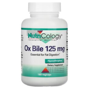 Nutricology Ox Bile 125 mg 180 viên 713947563704