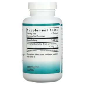 Nutricology Phosphatidyl Choline 100 Softgels 713947522404