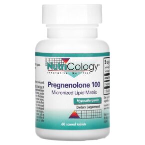 Nutricology Pregnenolone 100 60 Scored viên 713947548206