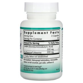 Nutricology ZenMind 60 Vegetarian Capsules 713947547001