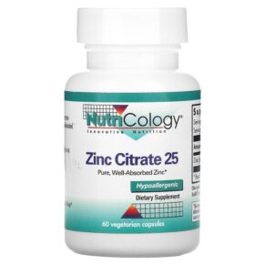 Nutricology Zinc Citrate 25 60 viên 713947502802
