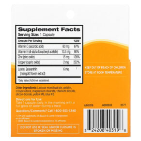 Ocuvite Lutein & Zeaxanthin 36 Capsules 324208403198