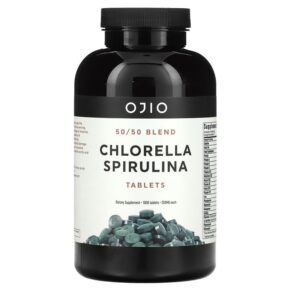 Ojio Chlorella Spirulina 50/50 Blend 250 mg 1.000 viên 845772003121