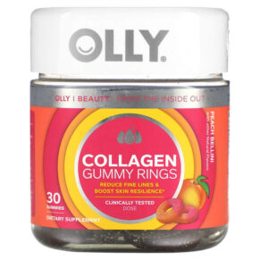 OLLY Collagen Gummy Rings Peach Bellini 30 viên 850004462638
