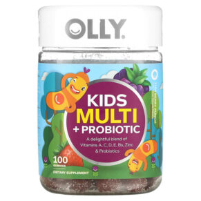 OLLY Kids Multi + Probiotic Yum Berry Punch 100 viên 852933008048