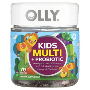 OLLY Kids Multi + Probiotic Yum Berry Punch 70 viên 858158005039