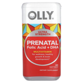 OLLY Prenatal Folic Acid + DHA 60 viên 840160201646