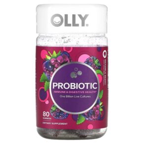 OLLY Probiotic Bramble Berry 1 Billion Live Cultures 80 viên 858158015281