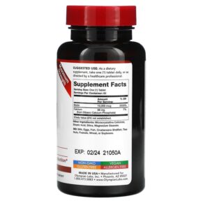 Olympian Labs Biotin 10.000 mcg 60 Tablets 710013910356