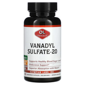 Olympian Labs Vanadyl Sulfate-20 100 viên 710013000910