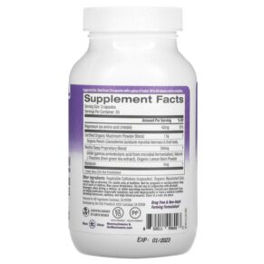 Om Mushrooms Sleep Powered by Reishi with GABA L-Theanine & Melatonin 90 Vegetable Capsules 850011996003
