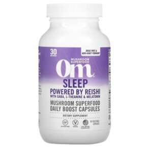 Om Mushrooms Sleep Powered by Reishi + GABA L-Theanine & Melatonin 90 viên 850011996003