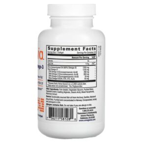 OmegaVia Ultra Concentrated Omega-3 60 Softgels 736211581280