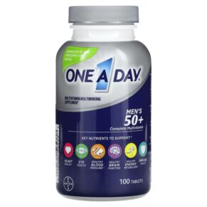 One-A-Day Men's 50+ Complete Multivitamin/Multimineral Supplement 100 viên 016500565338