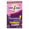 One-A-Day Prenatal 1 with Folic Acid DHA & Iron Multivitamin/Multimineral Supplement 30 Softgels 4 One-A-Day Prenatal 1 + Folic Acid DHA & Iron Multivitamin/Multimineral Supplement 30 viên 016500558170