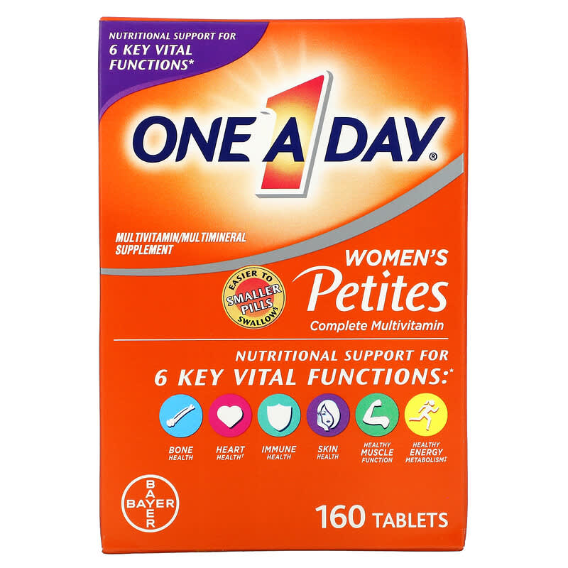 One-A-Day Women's Petites Complete Multivitamin 160 Tablets 1 One-A-Day Women's Petites Complete Multivitamin 160 viên 016500545897