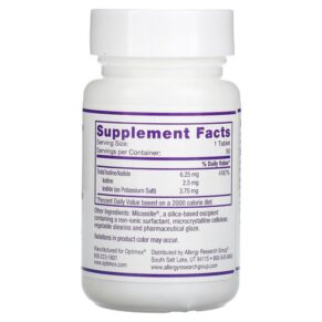 Optimox Corporation Iodoral IOD 6.25 mg 90 Scored Tablets 350520015054