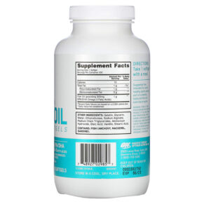 Optimum Nutrition Enteric-Coated Fish Oil 200 Softgels 748927029857