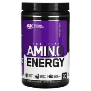 Optimum Nutrition ESSENTIAL AMIN.O. ENERGY Concord Grape 9.5 oz (270 g) 748927026658