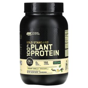 Optimum Nutrition Gold Standard 100% Plant Protein Creamy Vanilla 1.63 lbs (740 g) 748927068030