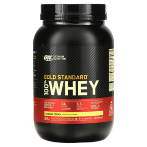 Optimum Nutrition Gold Standard 100% Whey Banana Cream 2 lb (907 g) 748927029567