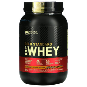 Optimum Nutrition Gold Standard 100% Whey Chocolate Peanut Butter 2 lb (907 g) 748927029192